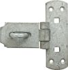 150mm HEAVY DUTY VERTICAL HASP & STAPLE GALV'