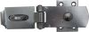 200mm SWIVEL HASP & STAPLE BLACK