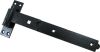 250mm STRAIGHT BANDS & HOOKS ON PLATE BLACK (PR)