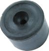 35mm RUBBER DOOR STOP BLACK