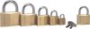 30x15mm SHACKLE SOLID BRASS PADLOCK