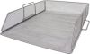 WIRE MESH LETTER TRAY SILVER