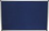 FELT NOTICE BOARD 900x600mm BLUE ALUMINIUM TRIM