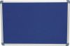 EXECUTIVE FELT NOTICE BOARD 1200x900m BLUE/AL TRIM