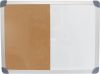 COMBINATION DRYWIPE/CORKBOARD 900x600mm ALU FRAME