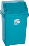 25LTR SWING TOP BIN BLUE