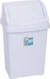 25LTR SWING TOP BIN WHITE