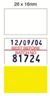 BEST BEFORE LABELS 26x16mm (PK-1000)