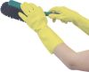 026-8 OPTIMA YELLOW M/WEIGHT RUBBER GLOVES 8.1/2