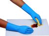 426-8 OPTIMA-BLUE RUBBERGLOVES 8.1/2