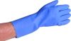 S406 SWIFT HOUSHOLD RUBBER GLOVES BLUE LARGE