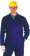 BIZ1 FLAME RETARDANT COVERALL NAVY LARGE REG