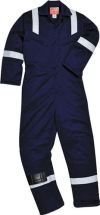 FR52 PADDED ANTI-STATIC F/R COVERALL NAVY LARGE