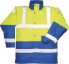 S466 HI-VIZ YELLOW/NAVY 2-TONE JACKET EN471 MEDIUM