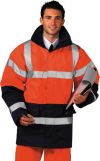 S467 HI-VIZ ORANGE/NAVY 2-TONE JACKET EN471 LARGE