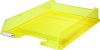 TRANSLUCENT DELUXE LETTER TRAY - YELLOW
