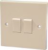 2-GANG 2-WAY LIGHT SWITCH