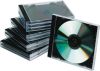 Q CONNECT CD JEWEL CASE BLACK/CLEAR (PK-10)