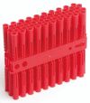 PLASTIC PLUGS RED (CLIP 100) 67-130