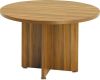 REGENT 1200mm ROUND MEETING TABLE DARK WALNUT