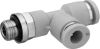 QR1 SERIES ELBOW G1/4 x (2x 8mm)