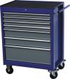7-DRAWER CABINET BLUE/GREY