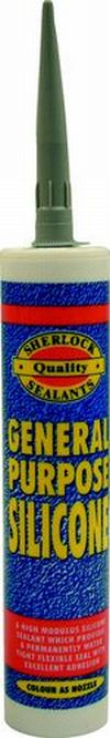 GREY SILICONE SEALANT CARTRIDGE 310ml