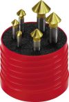 6-20mm 90DEG HSS-COBALT S/S COUNTERSINK SET TiN