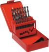 SET OF 19 HSS DRILLS 1-10.00mm x 0.5mm