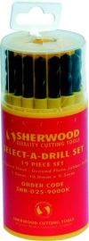 19-PCE SELECT-A-DRILL SET 1.0-10.0x0.5mm
