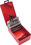 SET OF 24 HSS UNC DRILLS& TAPS  No8 - 1/2