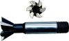 16mm x 60DEG HSS PLAIN SHANK DOVETAIL CUTTER