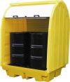 SPSP4 4-DRUM ALL WEATHERPOLY SPILL PALLET