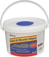 PAINT/MASTIC WIPES 28x28cm 150 SHTS PER TUB