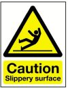 CAUTION SLIPPERY SURFACE210x148mm RIGID