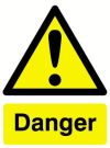 DANGER 400x300mm RIGID