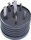 4FL CARBIDE PLAIN SHANK END MILLS 3-10mm (SET-6)