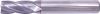 25.0mm ST/SH SHORT CARBIDE END MILL - TICN