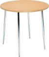 BISTRO 4-LEG TABLE ELLIPSE (BEECH)