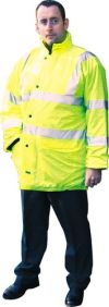 HI-VIZ BREATHABLE JACKET(EN471) YELLOW-X/LARGE