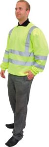 HI-VIS SWEATSHIRT X/LARGE