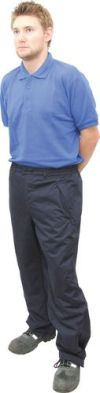 LIGHTWEIGHT WATERPROOF TROUSERS NAVY 28/30