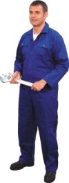 POLYCOTTON BOILER SUIT ROYAL BLUE 36/38