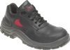 BLACK/RED DUAL DENSITY SAFETY TRAINER SHOE 4-3413