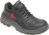 BLACK/RED DUAL DENSITY SAFETY TRAINER SHOE 4-3413