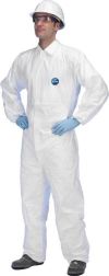TYVEK INDUSTRY COVERALL WITH COLLAR - SMALL