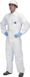 TYVEK INDUSTRY COVERALL WITH COLLAR - X/X/LARGE TYVEK INDUSTRY COVERALL WITH COLLAR - X/X/LARGE