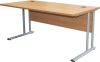 WINDSOR 1200mm CANTILEVER STANDARD DESK BEECH