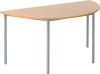 WINDSOR 1460mm SEMI-CIRCULAR CANTEEN TABLE OAK