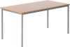 WINDSOR 1600mm RECTANGULAR CANTEEN TABLE OAK